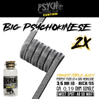 Handgefertigte Spitzenklasse-Coil für den Taifun GT4 von Psycho-Coils - Die ultimative Dampferfahrung!