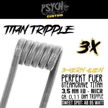 Handmade Coils für Steamcrave Titan