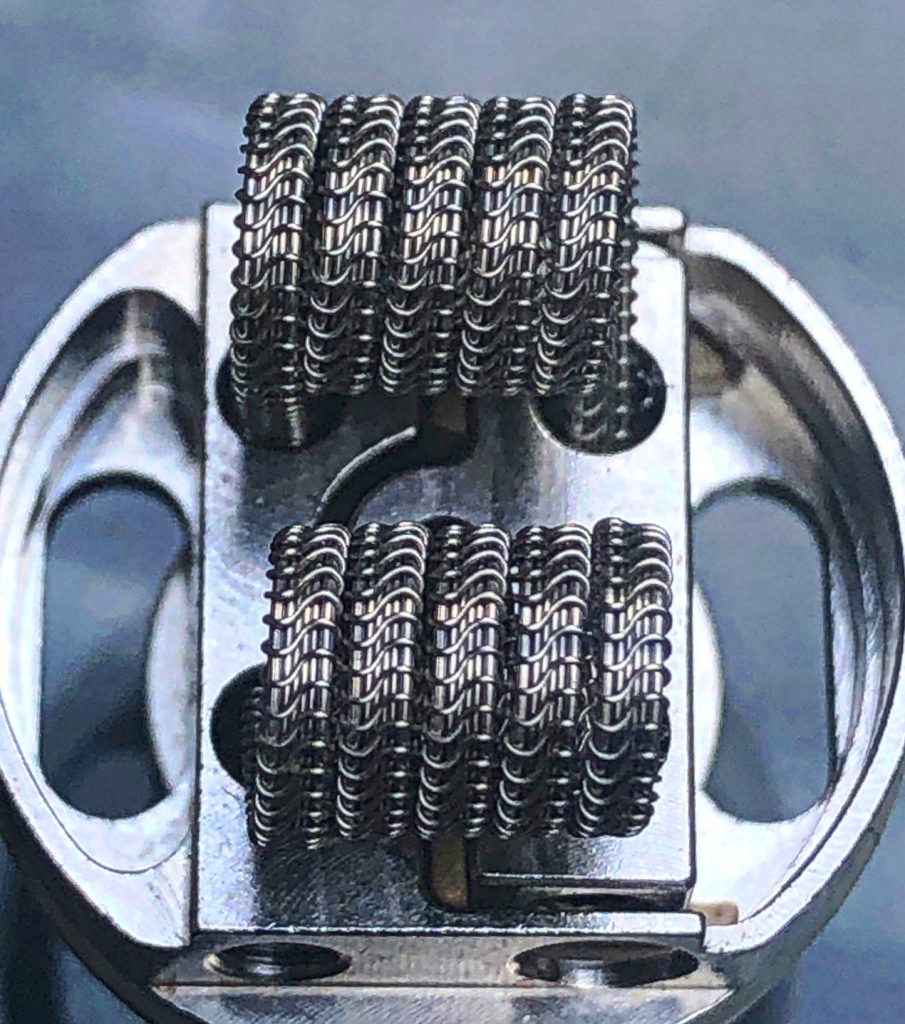 Spaced Framed Staple Aliens im Aromamizer