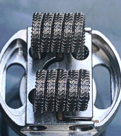Handmade Coils Spaced Framed Staple Aliens im Aromamizer