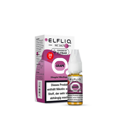 Elfliq by Elfbar Grape 20 mg Nikotinsalz Nicsalt Liquid
